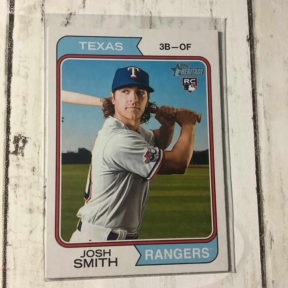 2023 Topps Heritage #384 Josh Smith RC